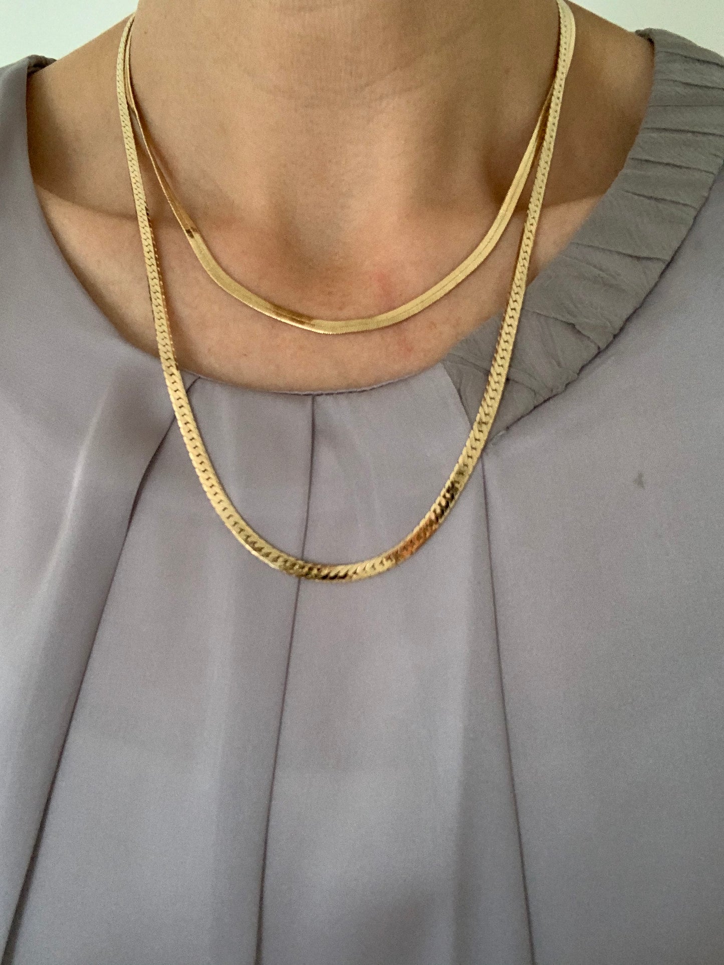The Herringbone Chain Necklace