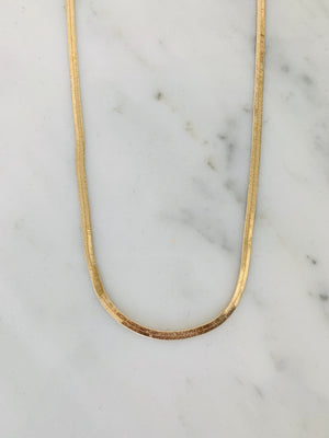 The Herringbone Chain Necklace